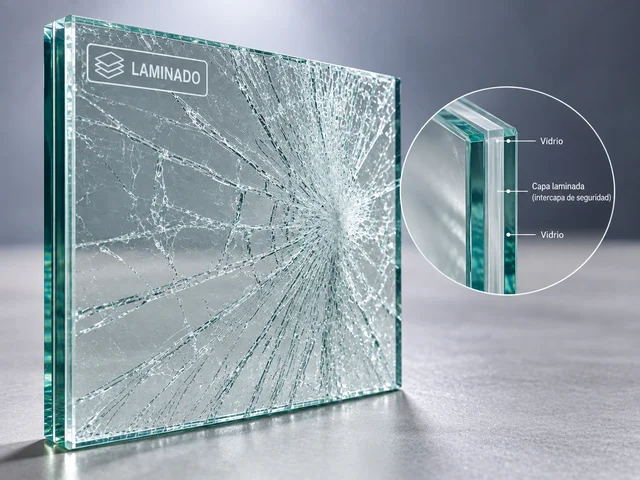 Aplicación referencial de vidrio laminado